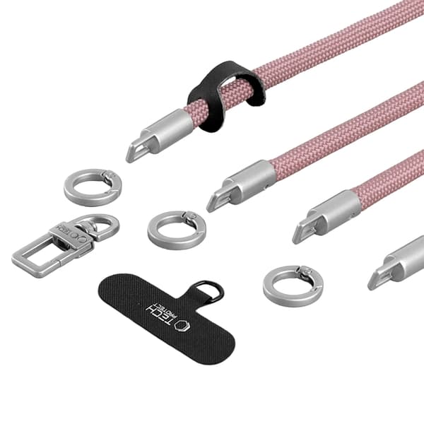 Tech-Protect Mobilrem Crossbody C10S - Rose/Titanium