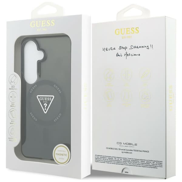 Guess Mobilcover Til Galaxy S26 MagSafe IML Gradient Triangle - Sort