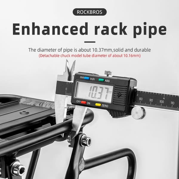 Rockbros Cykelstativ Med Hylde - Sort