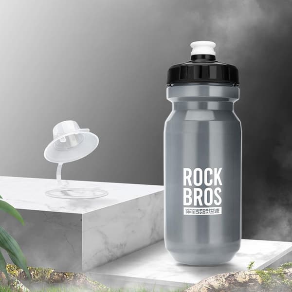Rockbros-pyöräpullo 600 ml 35210066005 - Harmaa