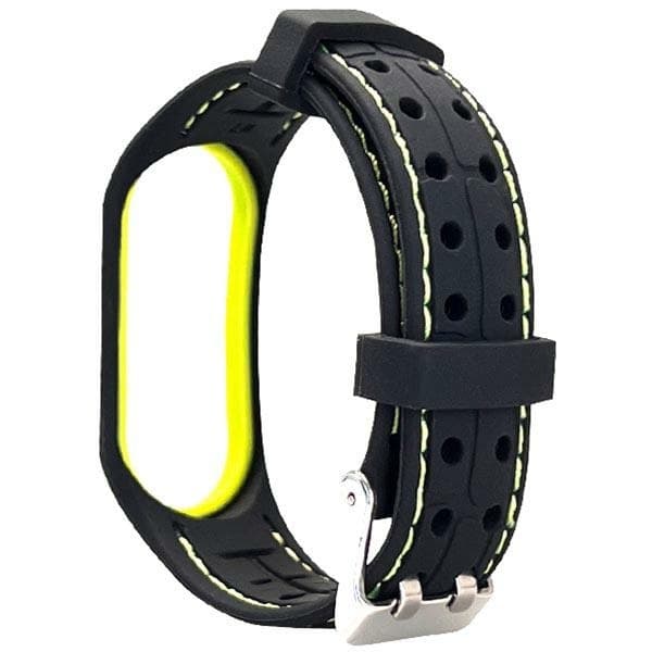 Beline Mi Band 3/4 ranneke Smart - Musta/Lime