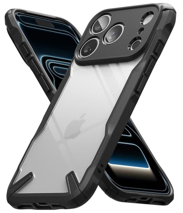 Ringke Mobilcover Til iPhone 18 Pro Max/17 Pro Max Fusion X - Sort