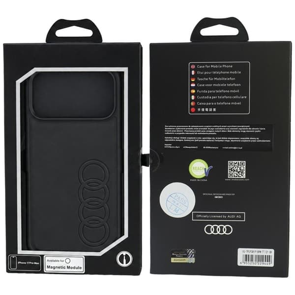 Audi Mobilcover Til iPhone 18 Pro Max/17 Pro Max Magsafe TT - Sort
