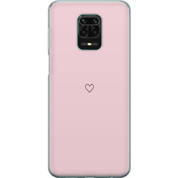 Telefontaske til Xiaomi Redmi Note 9 Pro med lille hjerte