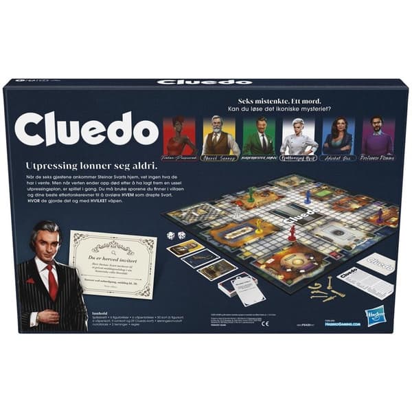 HASBRO Brädspel Cluedo (NO)