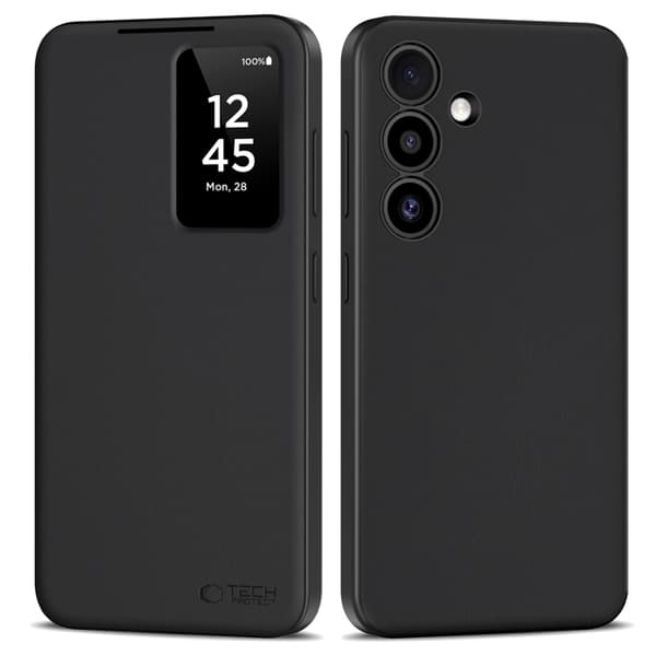 Tech-Protect Pungcover til Galaxy S25 FE Smart - Sort
