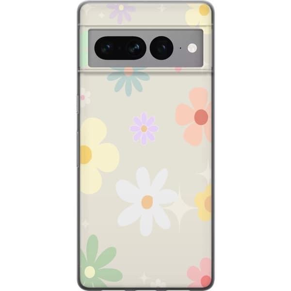 Mobilskal till Google Pixel 7 Pro med fejdande blommor