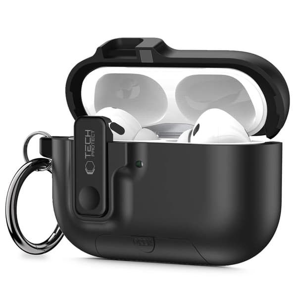 Tech-Protect Apple Airpods Pro 3 Etui Slim Hook - Sort