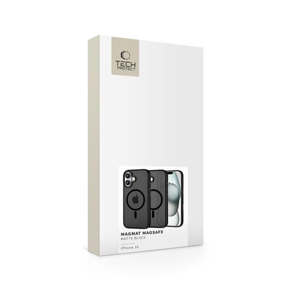 Tech-Protect Telefontaske til iPhone 16 Magsafe Magmat - Matt Sort