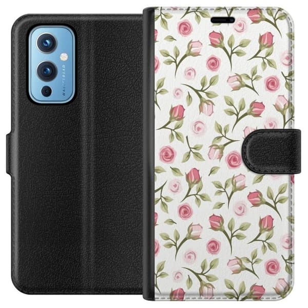 OnePlus 9 Pung Taske med Blomster