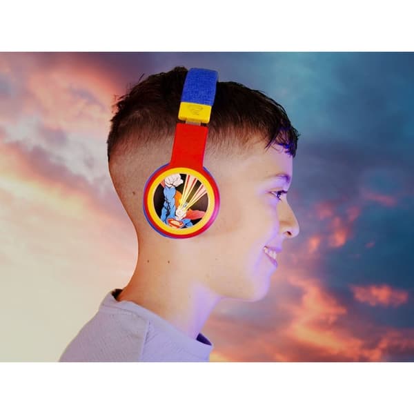 SUPERMAN Hörlur Trådlös LED On-Ear