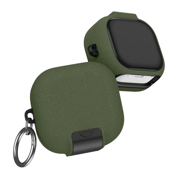 Tech-Protect Skal För Galaxy Buds 4/4 Pro Slim Hook - Olivgrön