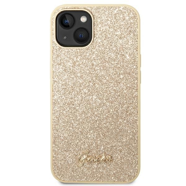 Guess Mobilskal till iPhone 14 / 15 / 13 MagSafe Glitter Script