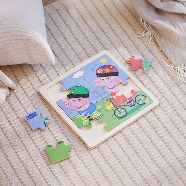 PEPPA PIG Puzzle Træcykel 16stk