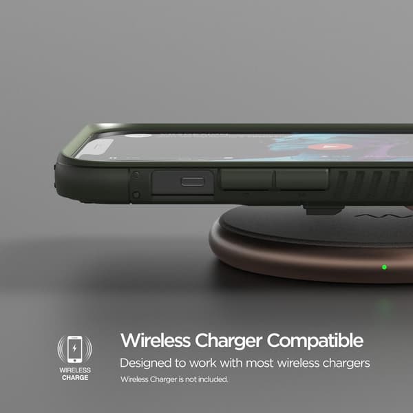 VRS DESIGN Damda QuickStand Skal iPhone 12 Mini - Grön