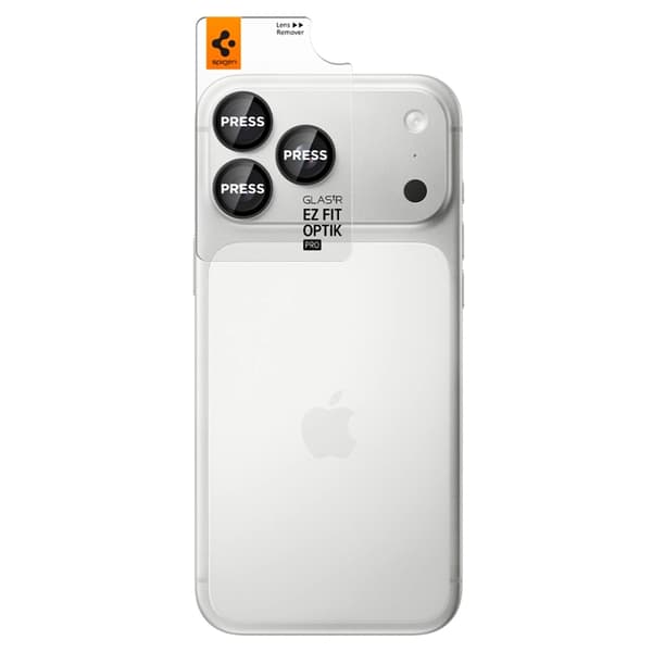 Spigen [2-Pack] Härdat Glas Kameralinsskydd För iPhone 18 Pro/18 Pro Max EZ Fit