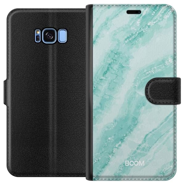 Plånboksfodral till Samsung Galaxy S8 med Mint Marble