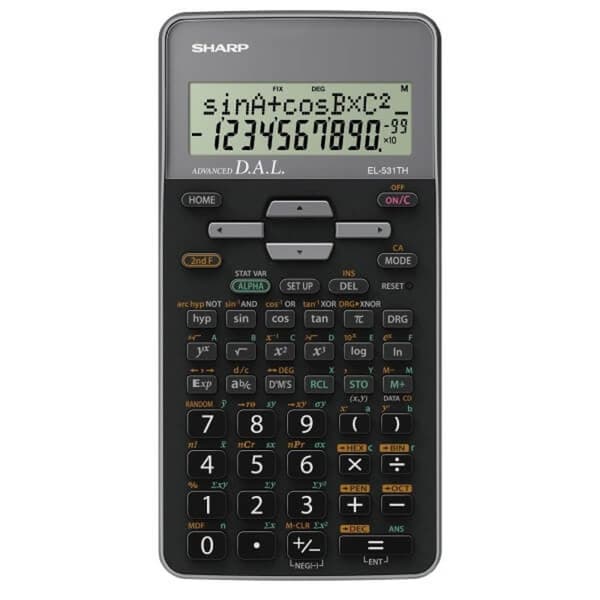 SHARP lommeregner EL531THBGY