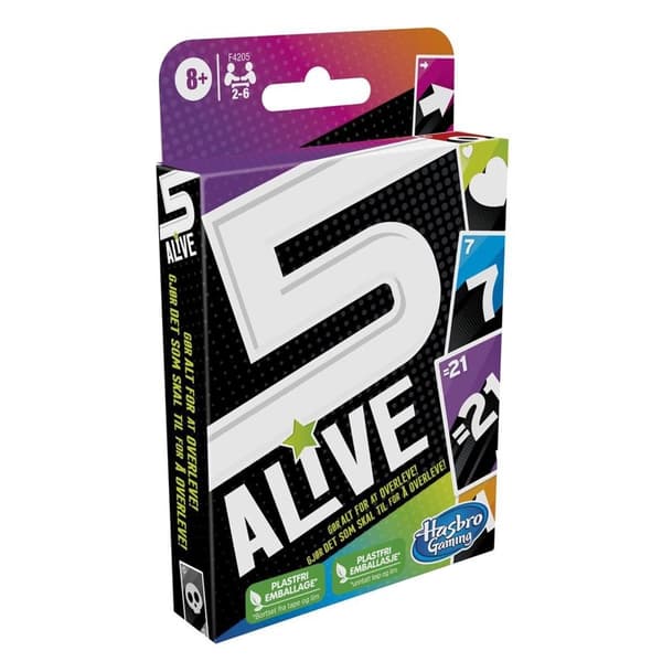 HASBRO Kortspel 5 Alive (DK/NO)