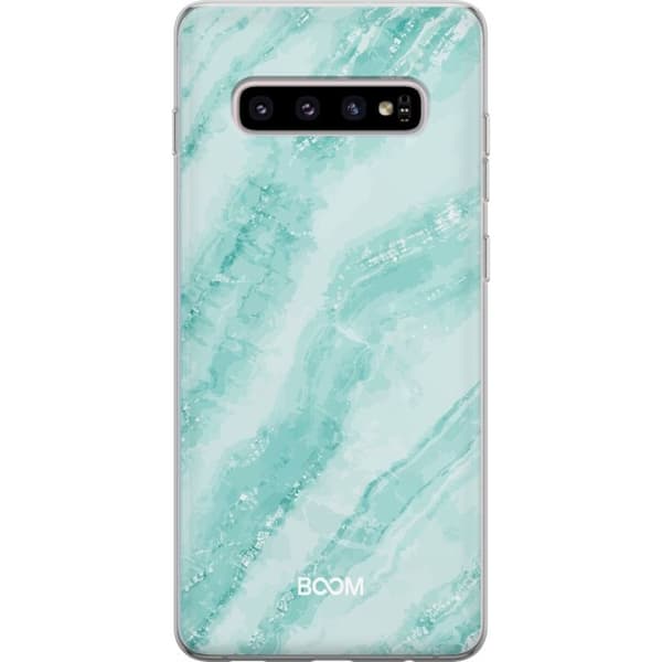 Telefontaske til Samsung Galaxy S10+ med Mint Marble