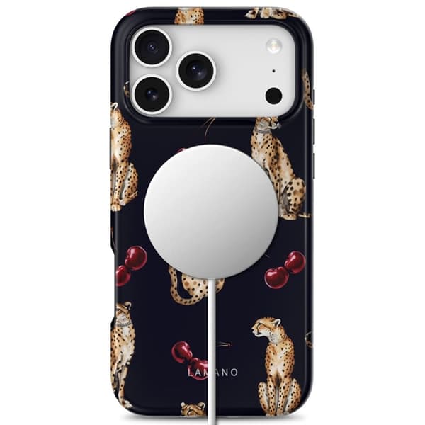 Tech-Protect matkapuhelimen kuori iPhone 18 Pro Magsafe Lamano - Midnight Cherry