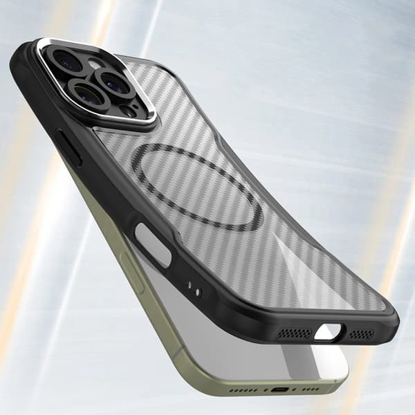 Telefontaske til iPhone 16 Pro MagSafe Silicone Leading - Sort