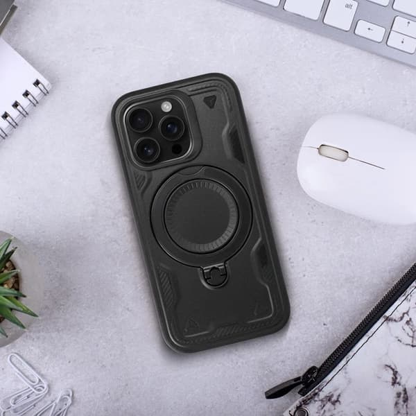 Telefontaske til iPhone 16 Frost Armor - Sort