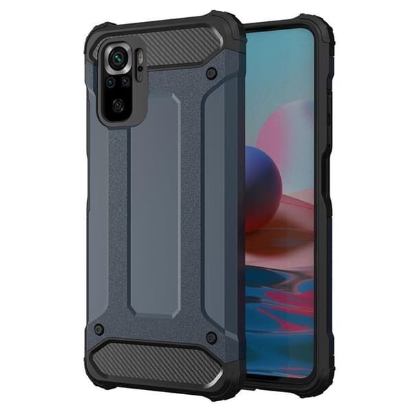 Xiaomi Poco M4 Pro 5G Taske Hybrid Armor - Blå