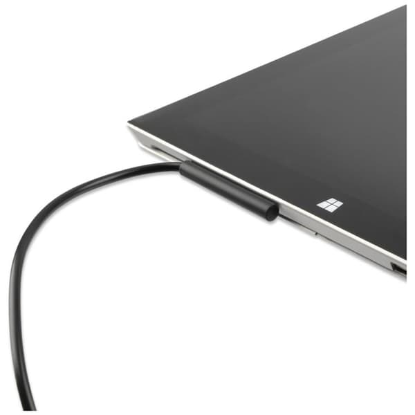 4smarts USB-C 5A liitäntäkaapeli Microsoft Surface 1m - Musta