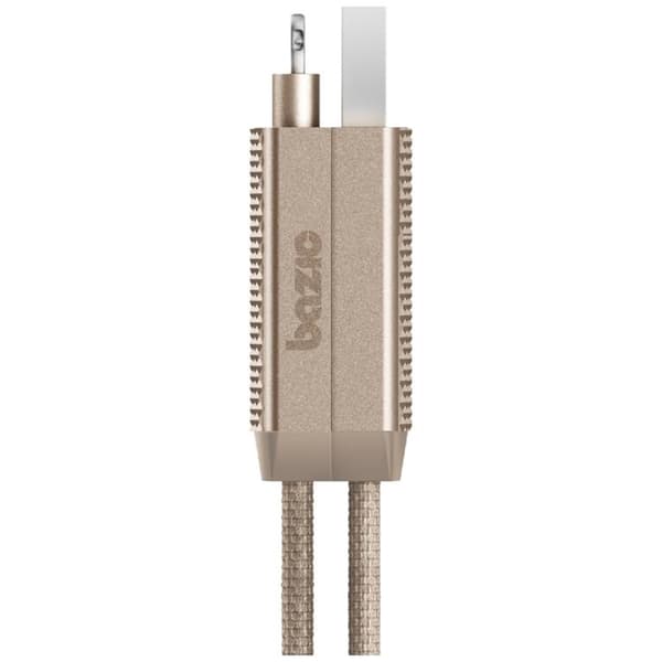 Bazic USB-C/USB-A til USB-C/Lightning 60W Kabel 15cm 3A Alucable GoCharge