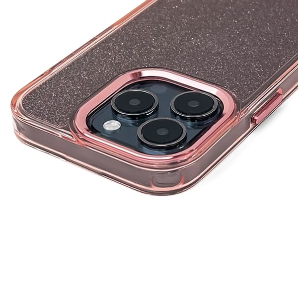 Mobilskal till iPhone 16e Glitter - Rosa
