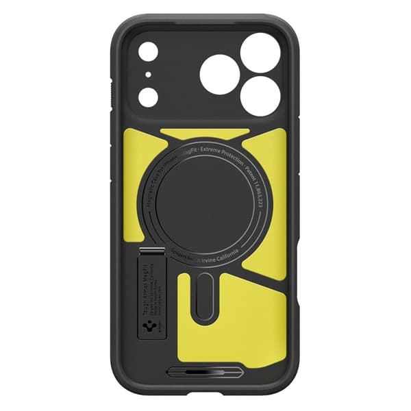 Spigen telefontaske til iPhone 17 Pro Magsafe Tough Armor - Sort
