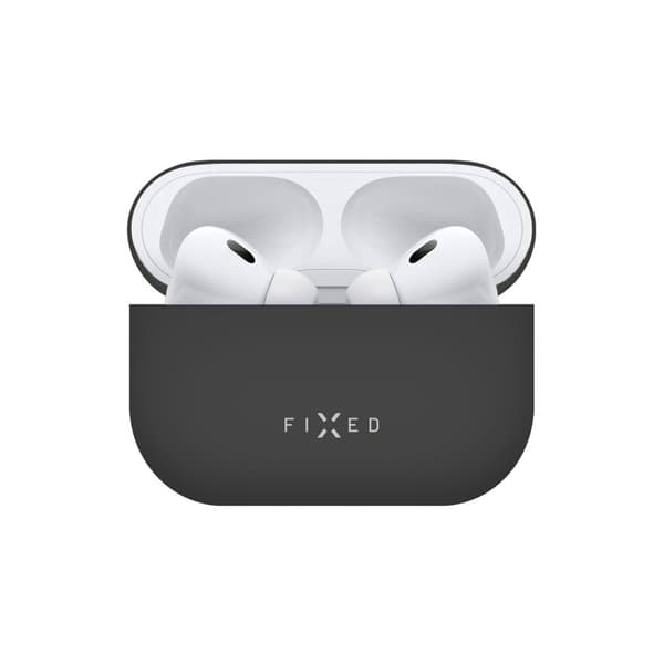 FIXED Silky Silikoneetui til Apple AirPods Pro 2 Sort
