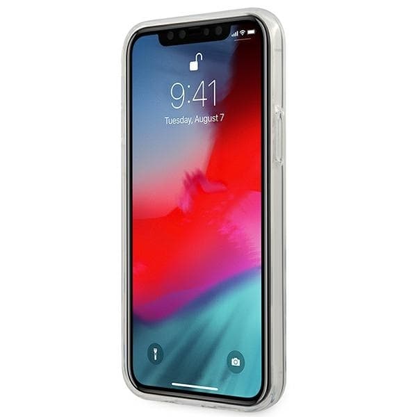 AMG Telefontaske til iPhone 12/12 Pro Electroplate - Sort/Hvid
