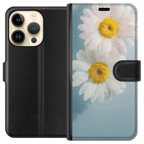 Apple iPhone 15 Pro Pung Taske med Sommerblomster