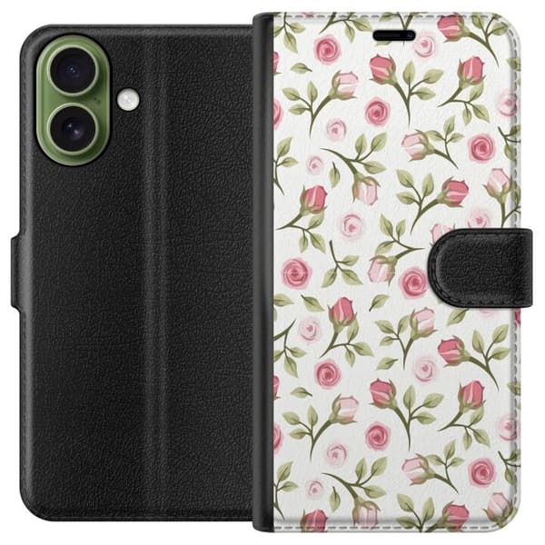 Plånboksfodral till Apple iPhone 17 med Blommigt