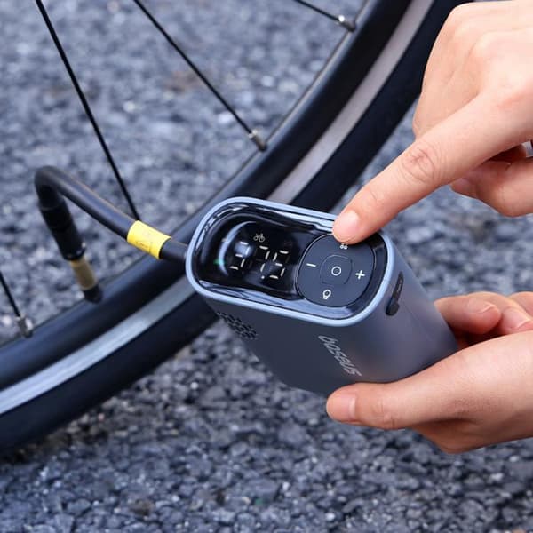 Baseus Elcykelpumpe med Display PrimeTrip Serien - Sort