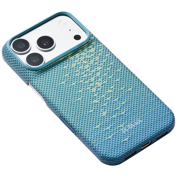 PITAKA Mobilskal För iPhone 18 Pro Max/17 Pro Max Magsafe Edge - Lucid Blå