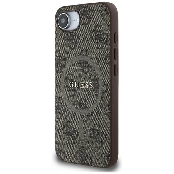 Guess telefonetui til iPhone 16e MagSafe 4G Ring Classic Logo