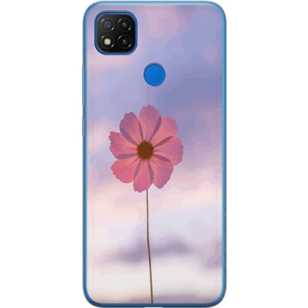 Mobilskal till Xiaomi Redmi 9C med Rosa blomma