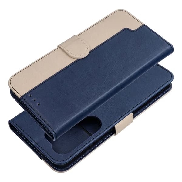 Pungcover til Galaxy S26 Plus Split - Marineblå/Creme