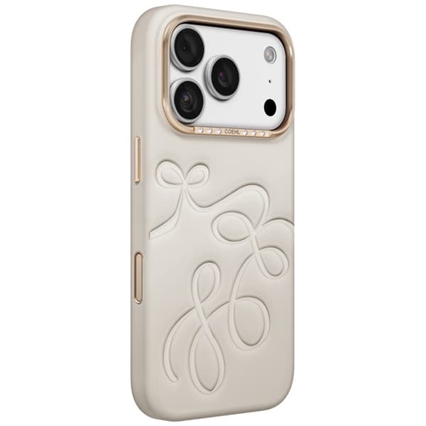 UNIQ Mobilskal För iPhone 18 Pro/17 Pro Coehl Cloude - Beige