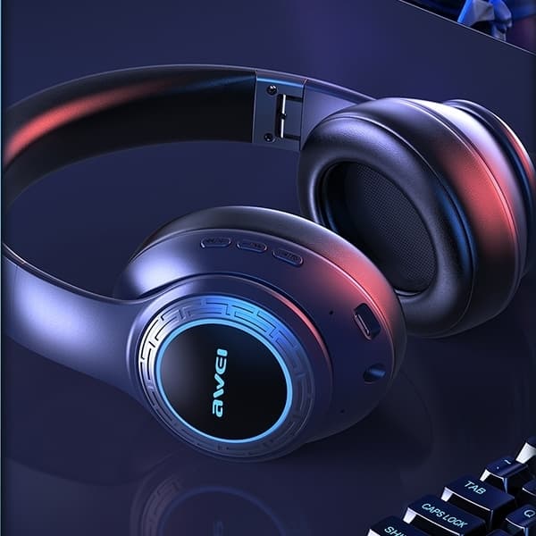 Awei Over-Ear Hovedtelefoner Trådløse Bluetooth A300BL - Sort