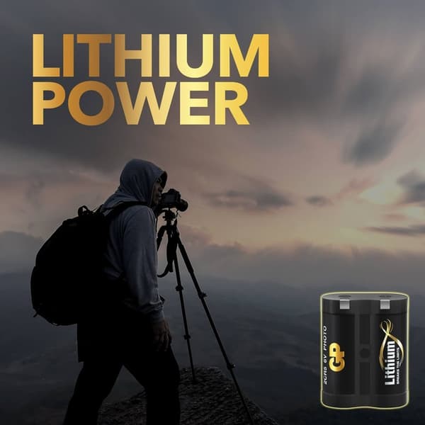 GP Lithium Batteri 2CR5/DL245 1-Pakke