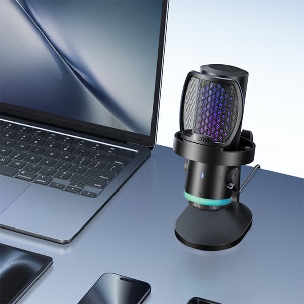 BOYA Langallinen USB-C-pelimikrofoni CastMic G40 - Musta