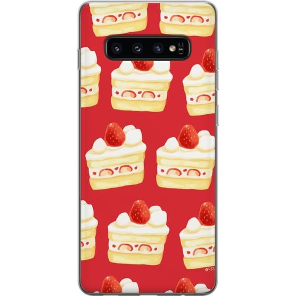 Telefontaske til Samsung Galaxy S10 med kage
