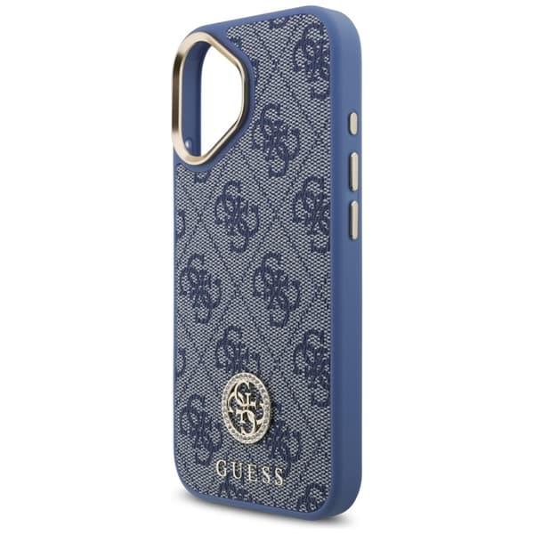 Guess Mobilcover til iPhone 17 MagSafe 4G Strass Logo & Big Strap