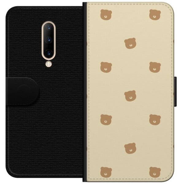 OnePlus 7 Pro tegnebog med bjørnemønster