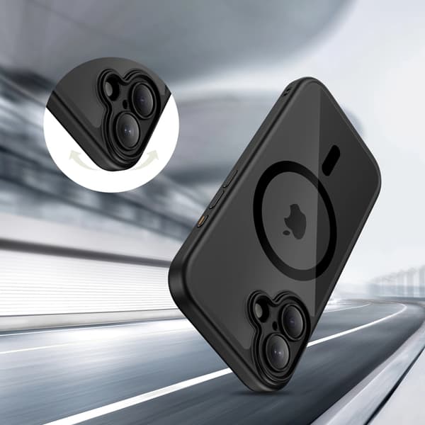 Tech-Protect Telefontaske til iPhone 17 Magsafe Peak - Sort/Klar