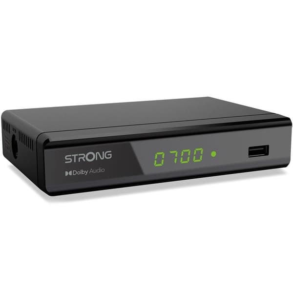 STÆRK TV-boks DVB-T2 jordbaseret FTA SRT8119 - Sort
